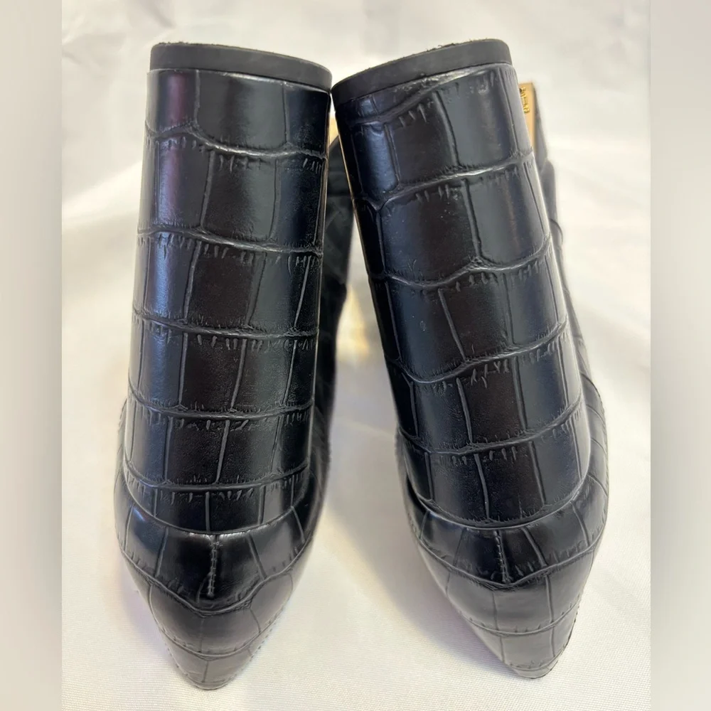 Sam Edelman Black Aretha Platform Loafer Pumps Boho Chic Women’s Size 7 - Picture 9 of 14